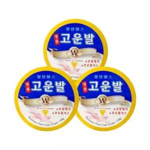 명품 풋크림 뒷꿈치 각질제거 웰빙헬스, 110g, 3개