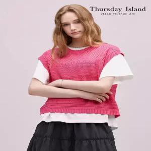 [Thursday Island] 스카시 블록 베스트(T244MVT237W)