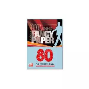 OA팬시페이퍼A4 80g P43 연청색 25매 두성