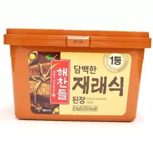소스 가공식품 양념 업소용된장 업소용 대용량 식품 된장찌개 해찬들 한식소스 식재료 3kg