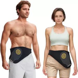 Atypebrace 대각선 장루 벨트 누출 - 방수 및 냄새 마스킹 솔루션 남녀용 가방 커버 왼쪽 블랙 S에 적합