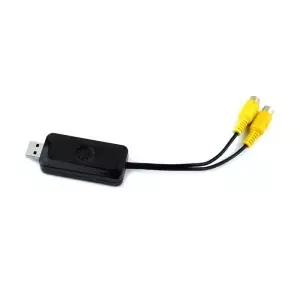 차량용 스테레오 비디오 출력 박스 어댑터 USB to RCA 멀티미디어 플레이어용 헤드레스트 기능