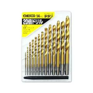 스텐드릴날 코발트 스텐기리 14PCS 강철 드릴비트 티타늄코팅