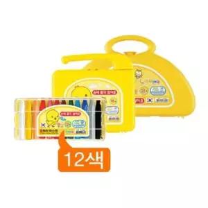 미술용품 노랑병아리 동아 12색 크레용