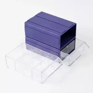 네이비 나사 너트 부품 보관함 멀티박스 11cmx6cm 2개