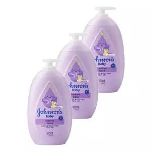 존슨즈 아기 베이비 베드타임 로션 500ml 3개 수딩 유아보습제 신생아 키즈 유아로션