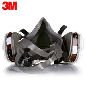 3M 6200 가스 마스크 스프레이 페인트 장식 화학 먼지 신체 보호 유독 증기 필터 호흡기 재사용 가능한 하