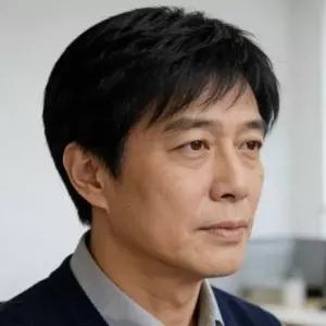 남성 인모 통가발 어르신 숏컷 무대용 자연가발-WFPN2PU