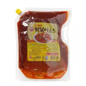 오뚜기 떡볶이소스 시판용 떡볶이양념 식당소스 2kg 돈까스소스 돈카츠소스