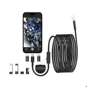 IOS 안드로이드 내시경 카메라 8MM 단일이중 렌즈 자동차 내시경 검사 장치 카메라 아이폰 IOS 스마트 폰