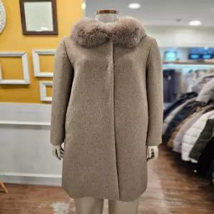 [BCBG]BCBG 퍼 라마 코트 B5DBH842