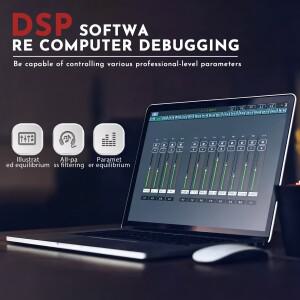 폴킷슨 PX48 디지털 오디오 프로세서 드라이버랙 4입력 8출력 96K DSP FIR 스피커 관리 시스템