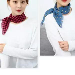 면손수건 스카프 순면 머플러 포장 선물 사각 어린이날선물 사각스카프 어린이선물