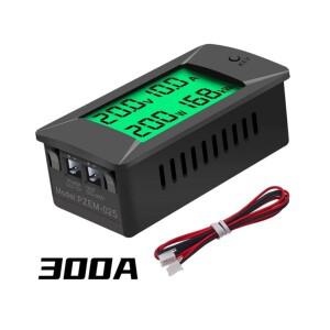 디지털 전압 전력계 볼트 감지기 테스터 모니터 DC0-300V 50A LCD 에너지 미터 PZEM-025