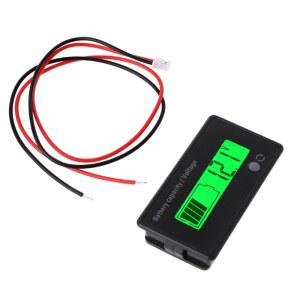 12V-84V 납산 배터리 용량 표시기 전압계 LCD 모니터