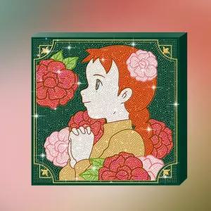 빨강머리앤 간절한 기도 (캔버스 보석십자수) 25x25 캐릭터 보석 십자수 빨간머