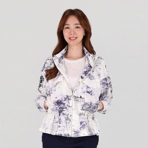 PAT 프리미엄 프린트 오버핏 숏점퍼_1J41303