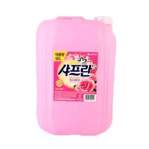 세제 가정용 샤프란 20L 식당용 핑크 기관 섬유유연제 말통 대용량 업소용