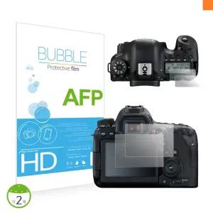 버블 LCD 올레포빅 2장 캐논 EOS 6D MARK II 상단함액정필름 보호 카메라