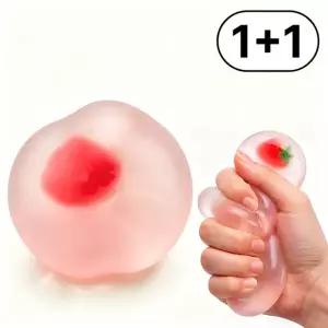 코코넛 엿뿌 볼 쫀득슬로우 스퀴시 수제 스트레스 해소 말랑이 1+1