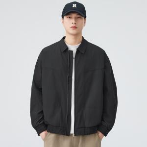 남성 빈티지 재킷 봄 가을 아우터 칼라 솔리드 카고 커플