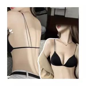 백리스 프렌치 끈브라 여름 반컵 브라렛 브래지어 속옷 여성속옷 크롭이너 탑 프렌치
