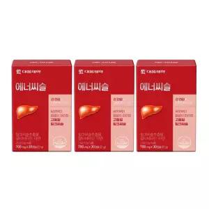 대웅제약 에너씨슬 베이직 밀크씨슬 700mg x 30캡슐 3박스 3개월분
