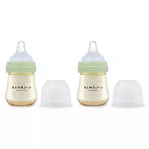 토비앤몰리 배앓이 방지 젖병 신생아 80ml 그린 X2개 BNS