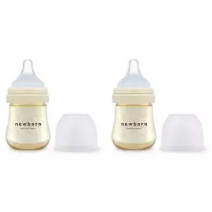토비앤몰리 배앓이 방지 젖병 신생아 80ml 바닐라 X2 BNS