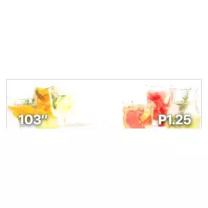 알에프 LED전광판 P1.25 실내외 광고용 103인치 디지털사이니지