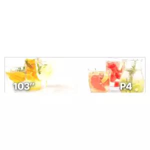 알에프 LED전광판 P4 실내외 광고용 103인치 디지털사이니지