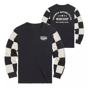 TRIUMPH 오토바이 기본핏 바이크 트라이엄프 긴팔 티셔츠