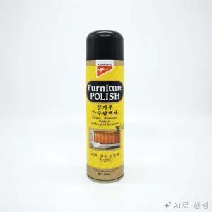 완자몰 가구 광택제 420ml 레몬향 왁스 코팅 광택스프레이 가구코팅제