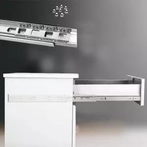 서랍3단 주방 부속품 가구 3단 하부 교체 레일 서랍 서랍장 옷장 350mm 싱크대