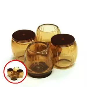 데이지 C2302 먼지가 붙지않는 불소수지 의자발캡 원형 35MM 식탁의자발커버 식탁다리커버 소음방지패드