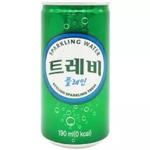 롯데 트레비 플레인 190ml x 30개 박스 미니 음료 에이드 초정 업소용 간식