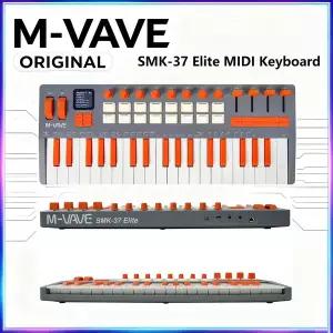 M-VAVE SMK-37 엘리트 웨이티드 MIDI 키보드 내장형 신디사이저 휴대용 피아노 라이브 퍼포먼스 모바일 음