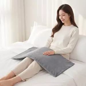 [한일좋은자리] 커버형 카본 탄소 황토 전기 온열찜질기 방수본체 초극세사 특대형 50X90