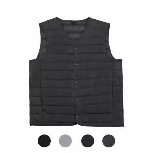 [하프클럽/파파브로]하이드로 필릭 브이넥 누빔 경량조끼 DW-VEP-9406