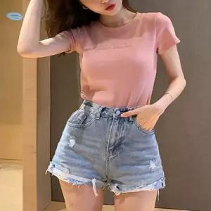 20대 여자 대학생 러블리 자수 데일리 반팔 티셔츠여름 남자남녀공용 커플 편한원피스홈웨어 비치웨어휴양