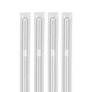 자바라 빨대 개별포장 7mm 21cm 투명 1봉 500개