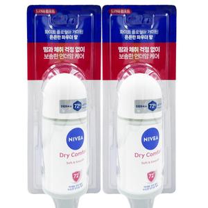 니베아 데오 드란트 롤온 드라이 컴포트50ml x2개 a2-1