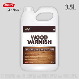 삼화페인트 아이생각 수성 우드바니시 투명 3.5L