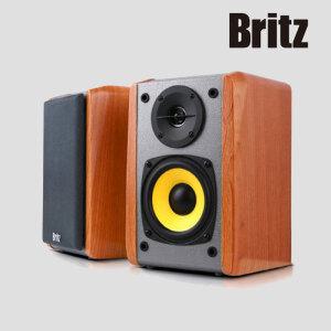 브리츠 우퍼 북쉘프 2채널 컴퓨터 유선스피커 BR-1000A2