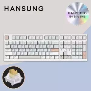 한성 TFG Cloud Max CF 염료승화 멀티파스텔 저소음 브라운슈가 도독 키보드