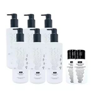 가히 공주부양 볼륨 부스터 샴푸  500ml 6개+여행용 50ml 2개