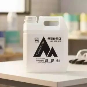 쌍곰방수제 완결바르다 (6L) 액체형 바르는 시멘트코팅제 외벽 옥상 화장실 미장 다용도