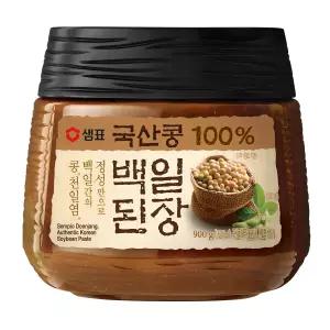 샘표 국산콩 백일된장 900g 1개 식사 한식 혼밥 일식 중식 간편요리