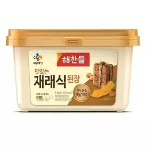 전통 재래 된장 3kg 대용량 장류 맛있는 국이랑 찌개용전통된장 전통식품 3kg된장 집밥 식품 된장 장건강 재래식된장 전통 된장양념 된장찌개 구수한된장
