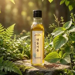 [하남댁]순수국산 저온압착 생들기름180ml